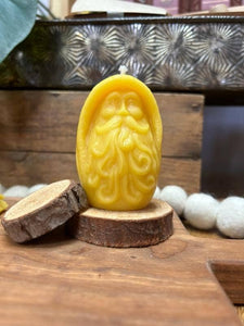 Old Man Winter Beeswax Candle